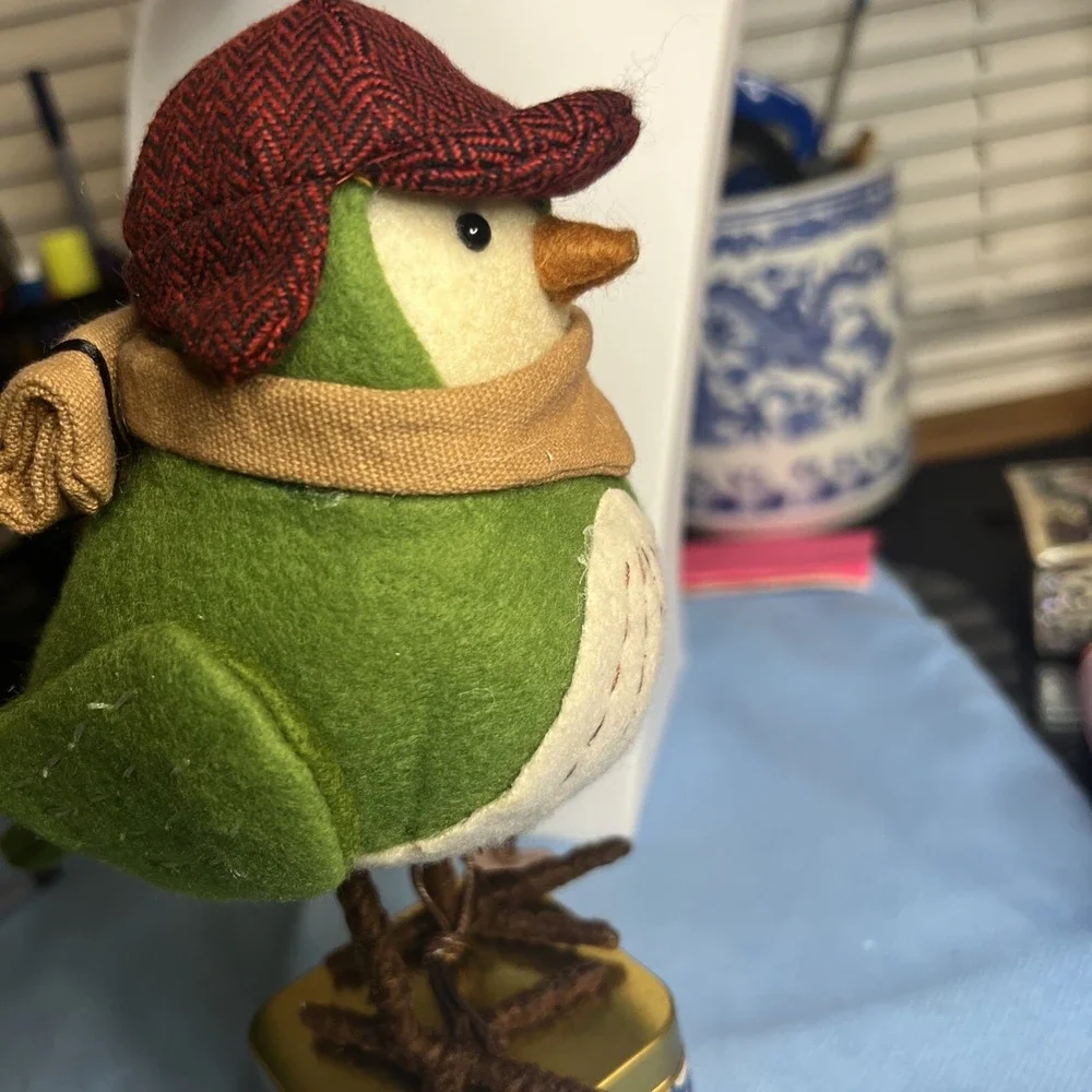 Target Felt CAMPER Bird 2016 Green Featherly Friends Fall Christmas Wondershop